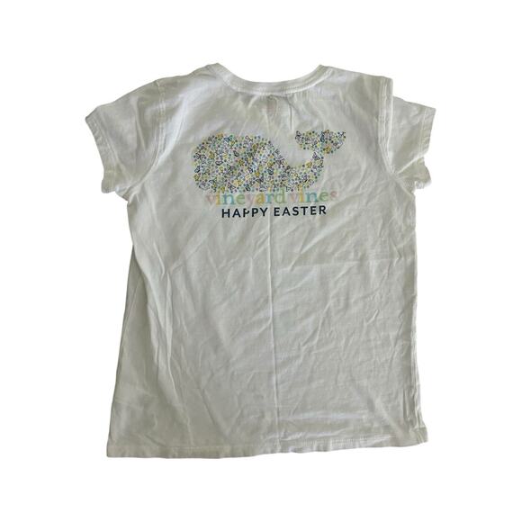 Vineyard Vines Kids Happy Easter Tshirt Pocket Tee Size Youth Large - Picture 1 of 5